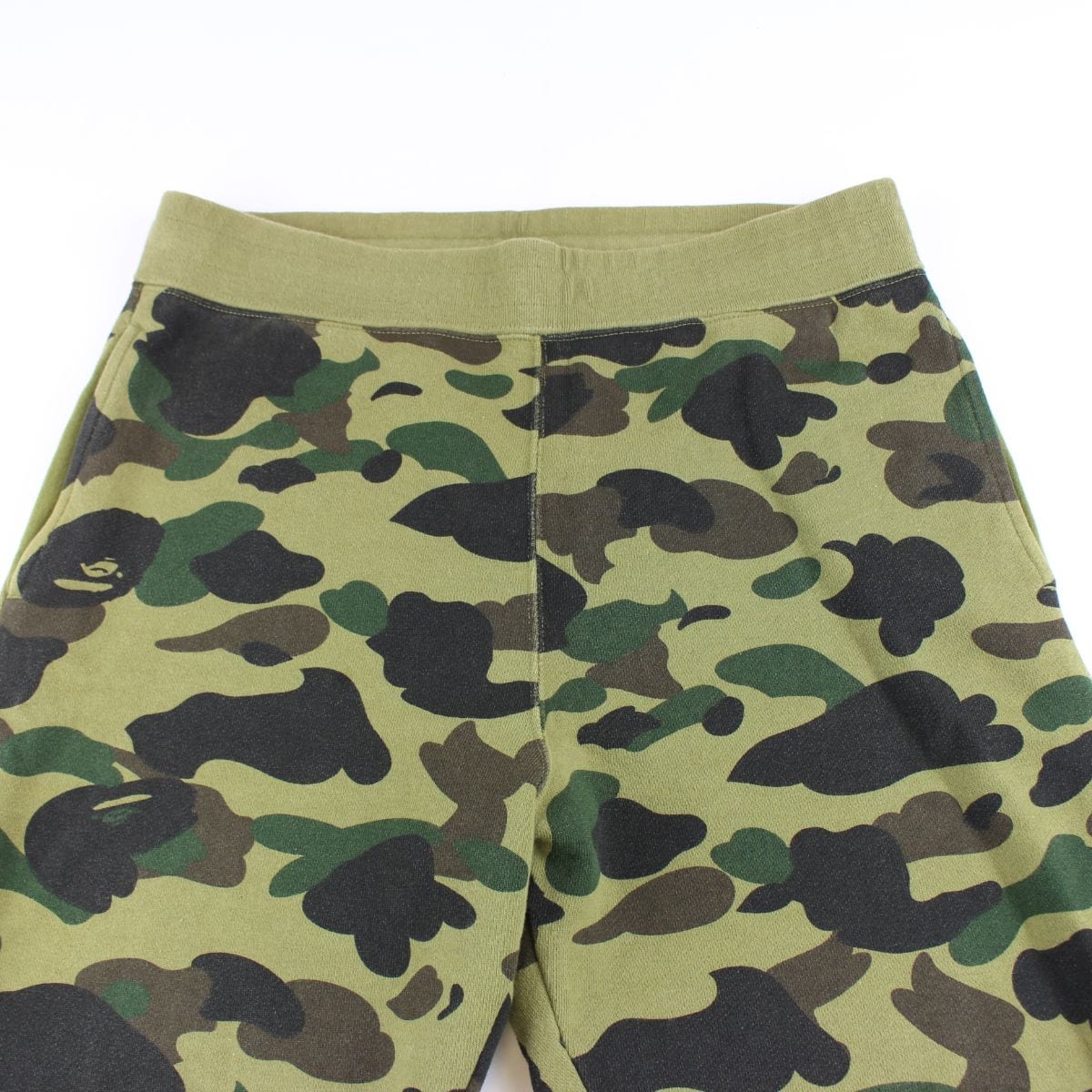 bape 1st green camo sweatpants 1 - SaruGeneral