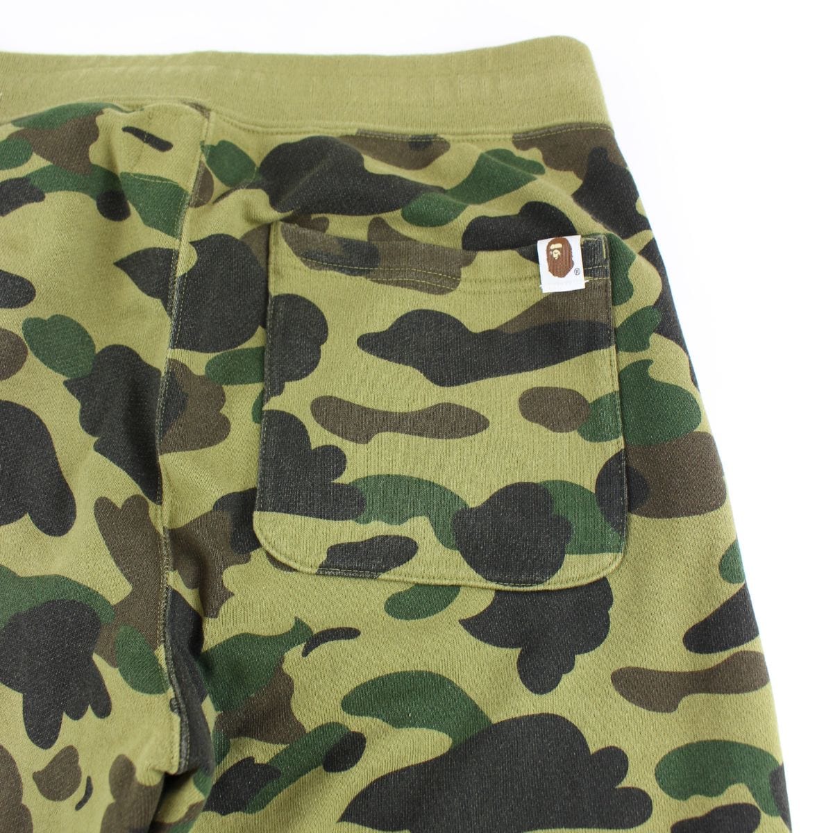 bape 1st green camo sweatpants 1 - SaruGeneral