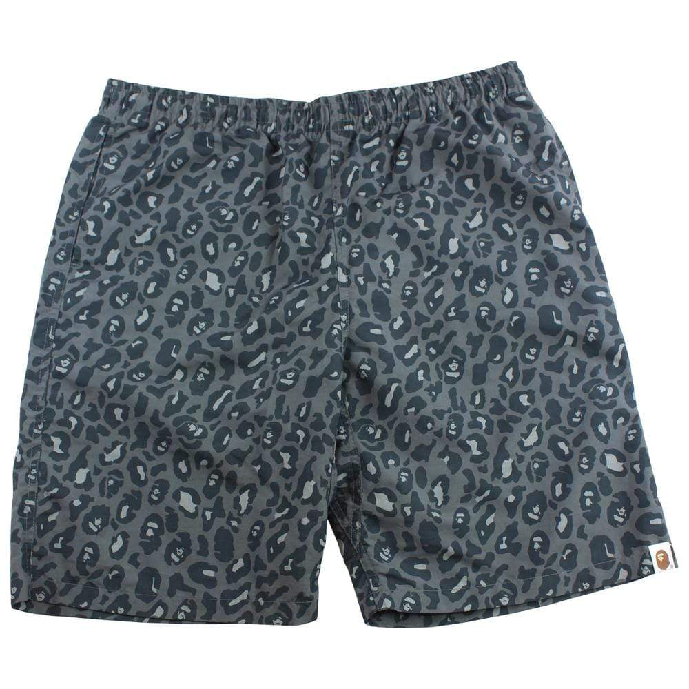 bape black camo leopard shorts - SaruGeneral