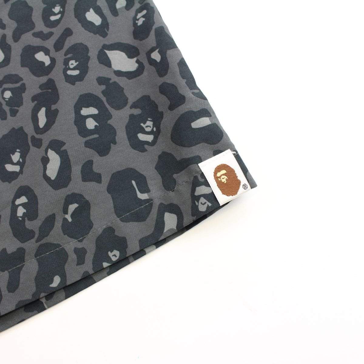 bape black camo leopard shorts - SaruGeneral