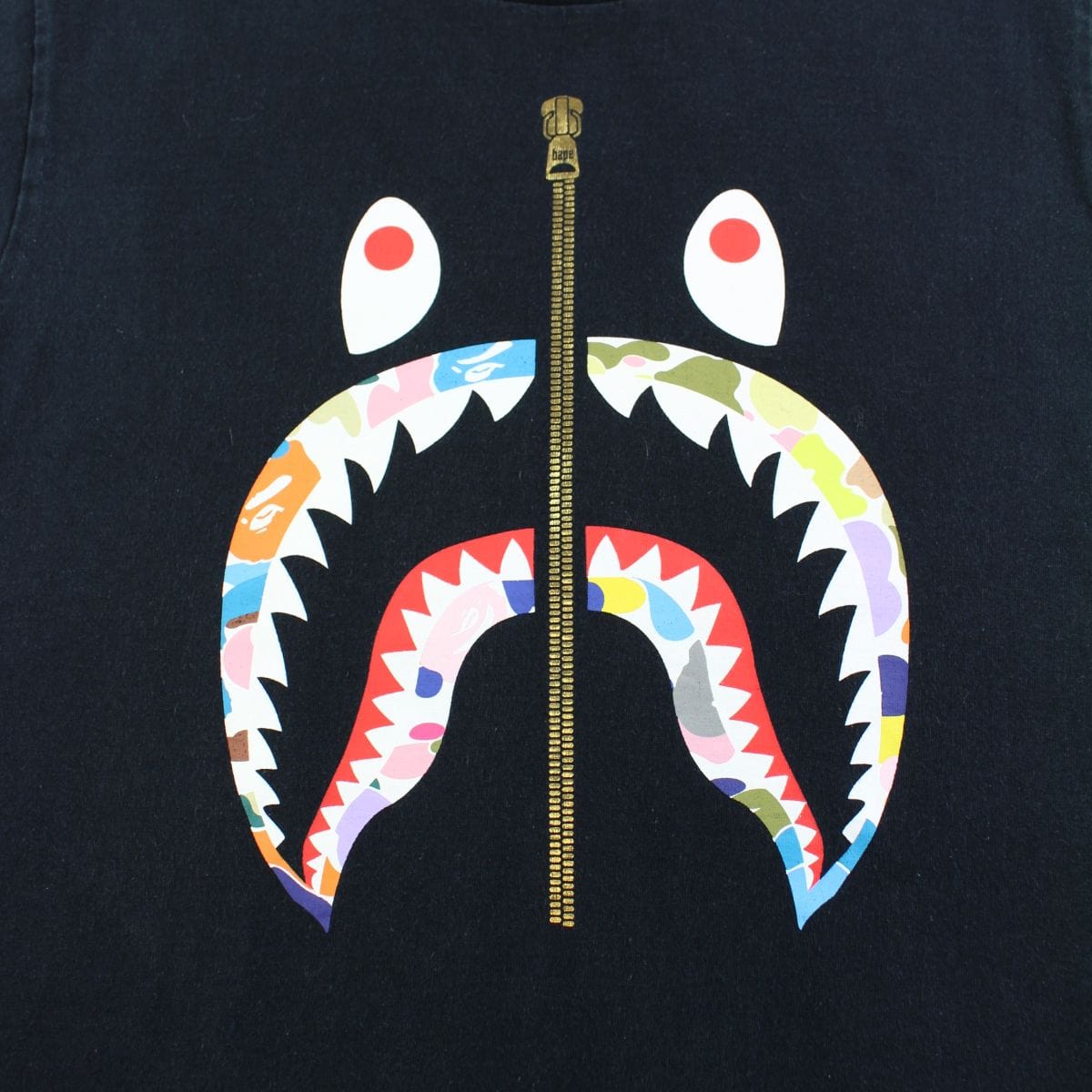 bape multi-camo shark tee black - SaruGeneral