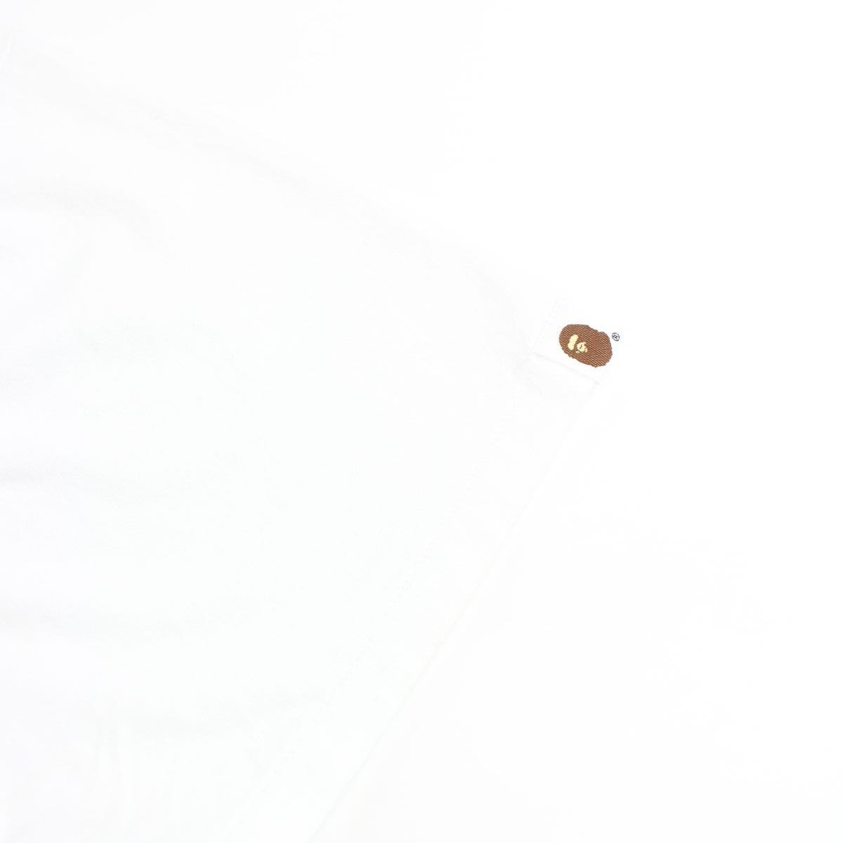 bape space camo college logo tee White - SaruGeneral