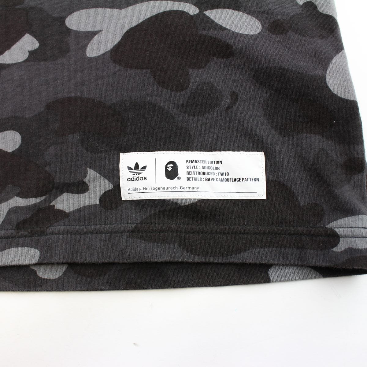 bape x addidas black camo tee - SaruGeneral