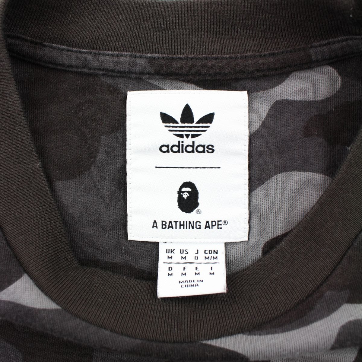 bape x addidas black camo tee - SaruGeneral