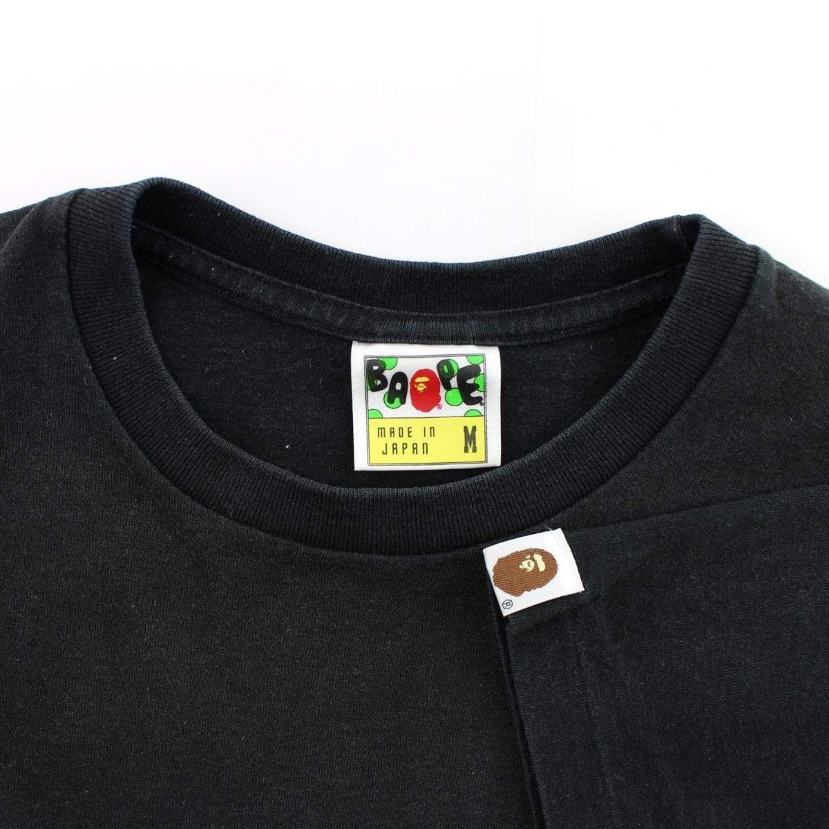Bape A.S.N.K.A Logo Tee Black - SaruGeneral