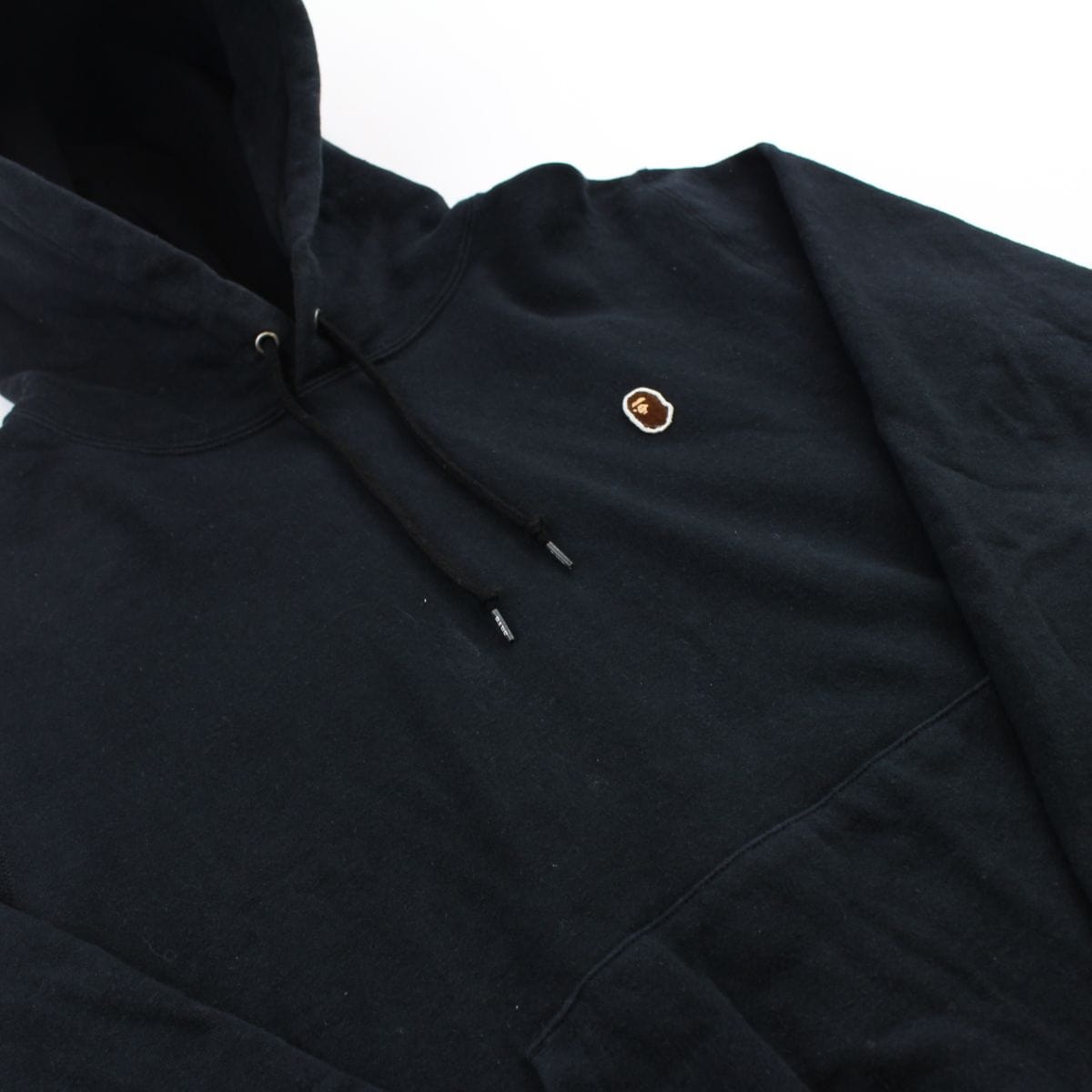 Bape Point Head Logo Hoodie Black - SaruGeneral
