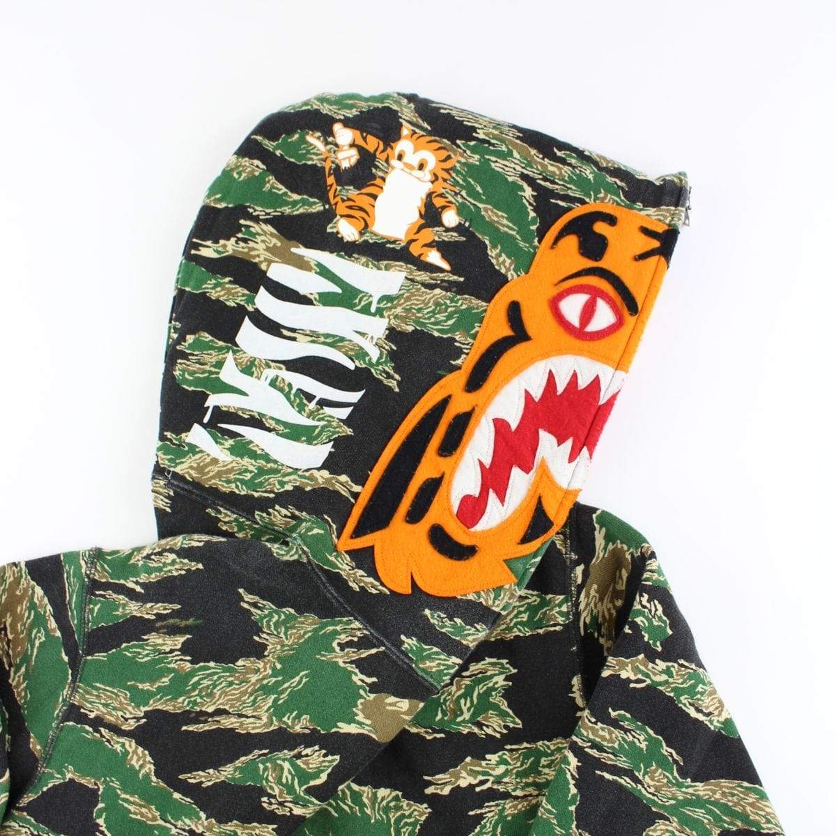Bape Green Tiger Camo Shark Fullzip - SaruGeneral