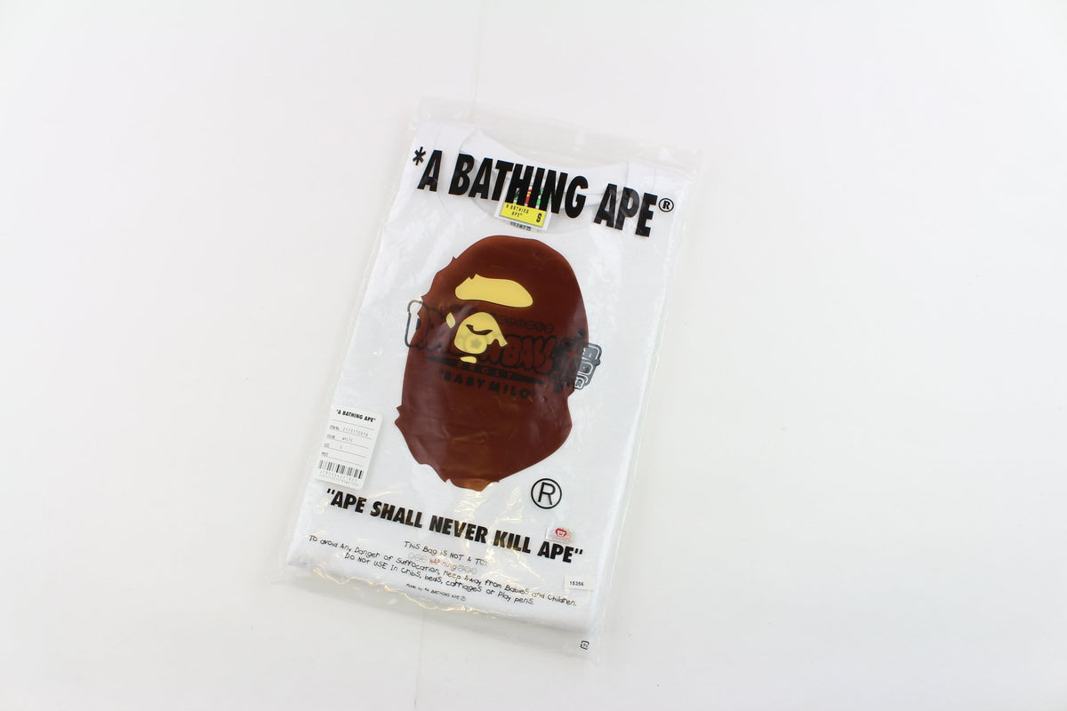 bape blue dbz figures tee white - SaruGeneral
