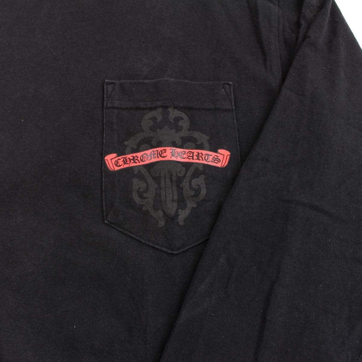 chrome hearts dagger ls black - SaruGeneral