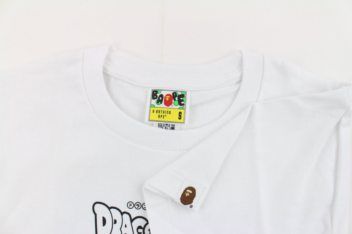 bape blue dbz figures tee white - SaruGeneral