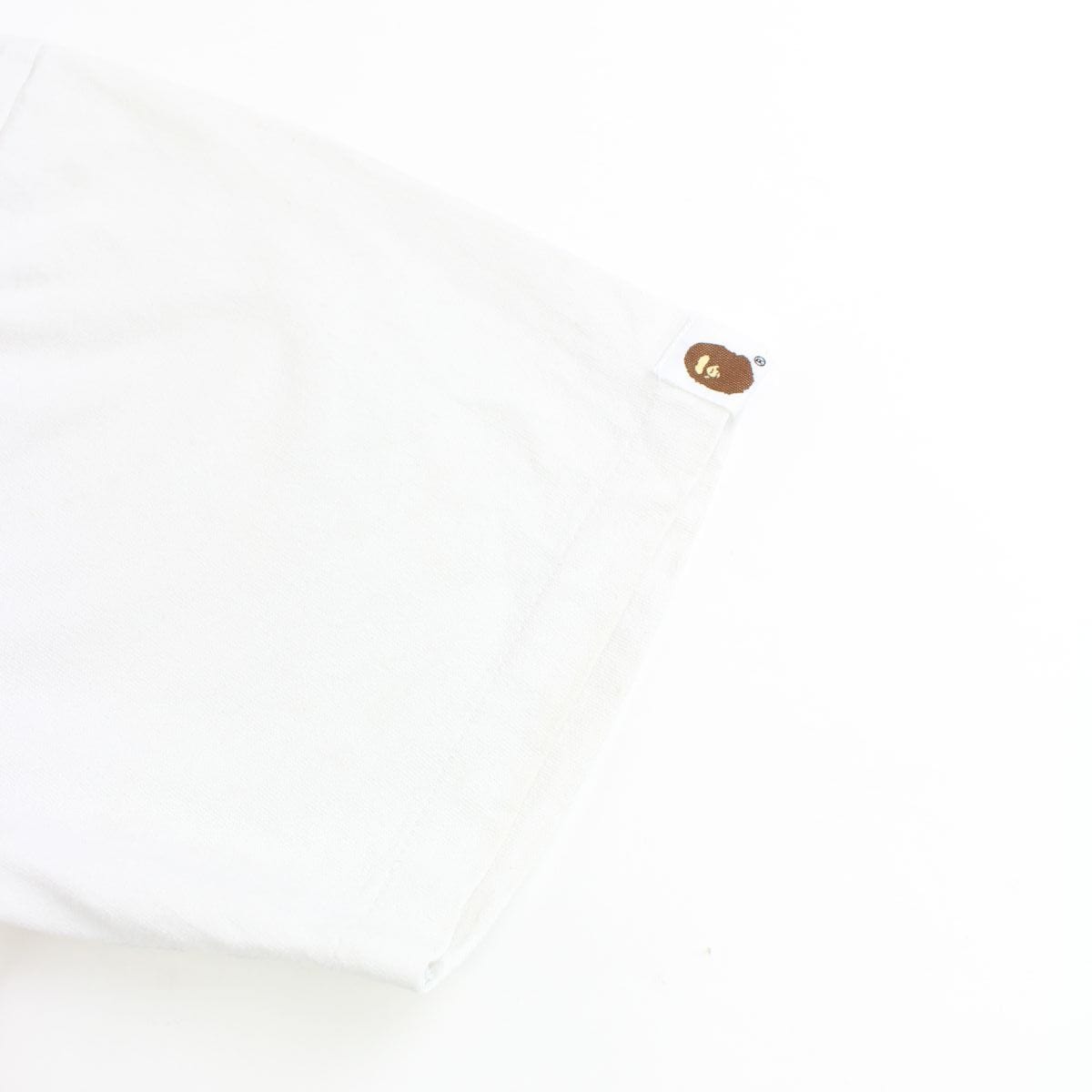 bape purple big ape logo tee white 1 - SaruGeneral