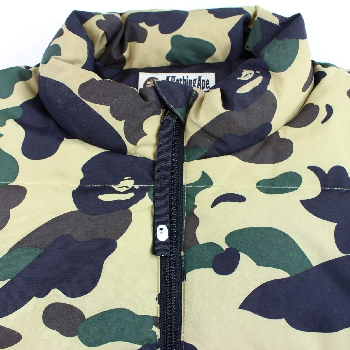 bape 1st yellow camo puffer jacket - SaruGeneral