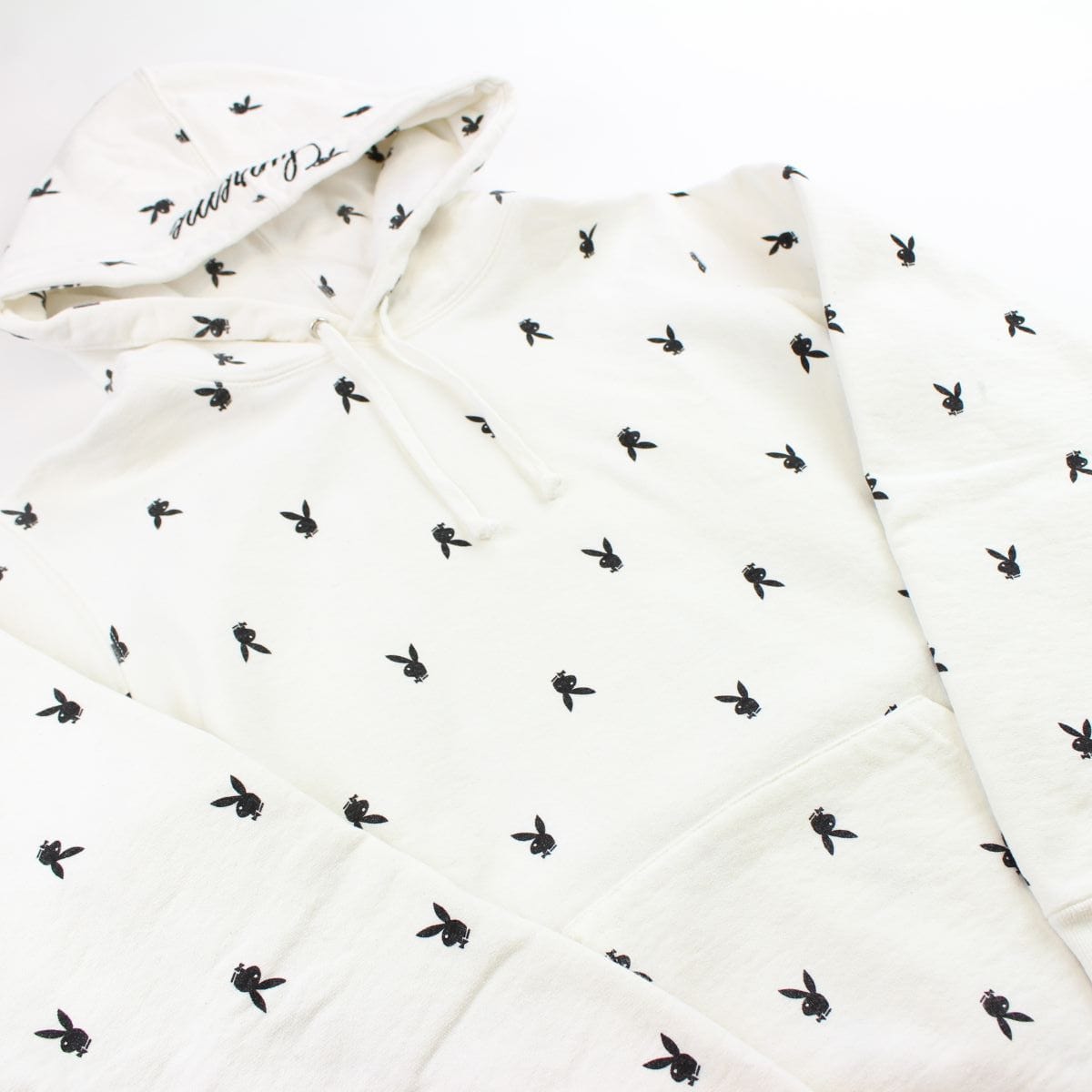 Supreme x playboy hoodie white 2015 - SaruGeneral