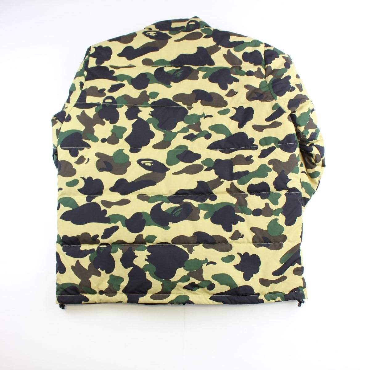bape 1st yellow camo puffer jacket - SaruGeneral