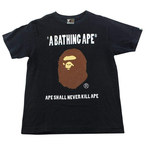 T-shirt Bape ASNKA avec logo singe noir