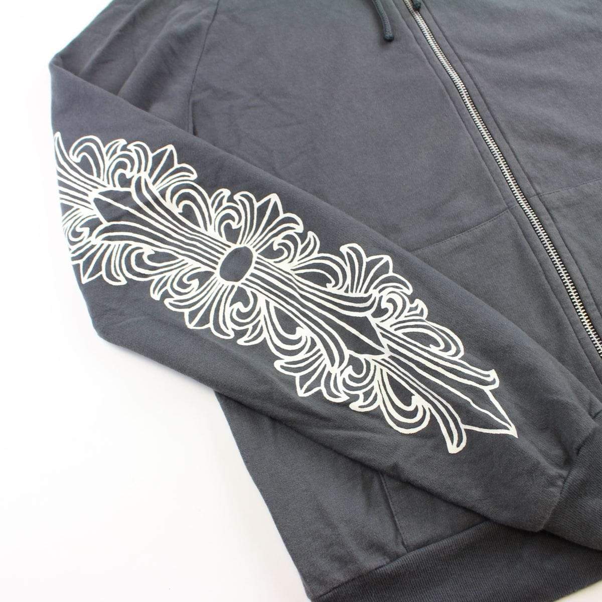 chrome hearts classic crosses hoodie grey - SaruGeneral