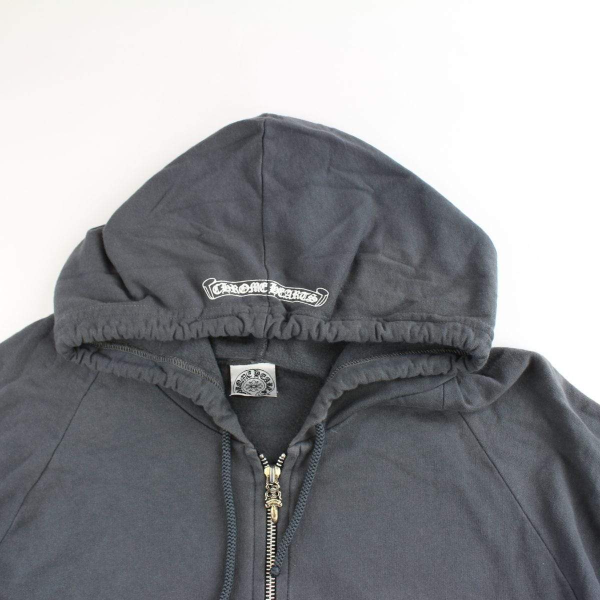 chrome hearts classic crosses hoodie grey - SaruGeneral