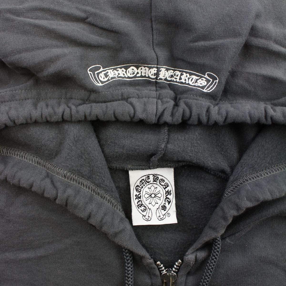chrome hearts classic crosses hoodie grey - SaruGeneral