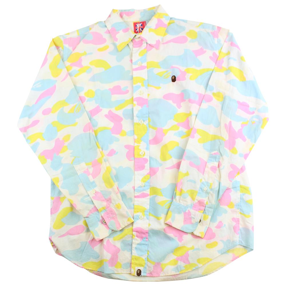 bape candy camo longsleeve shirt - SaruGeneral