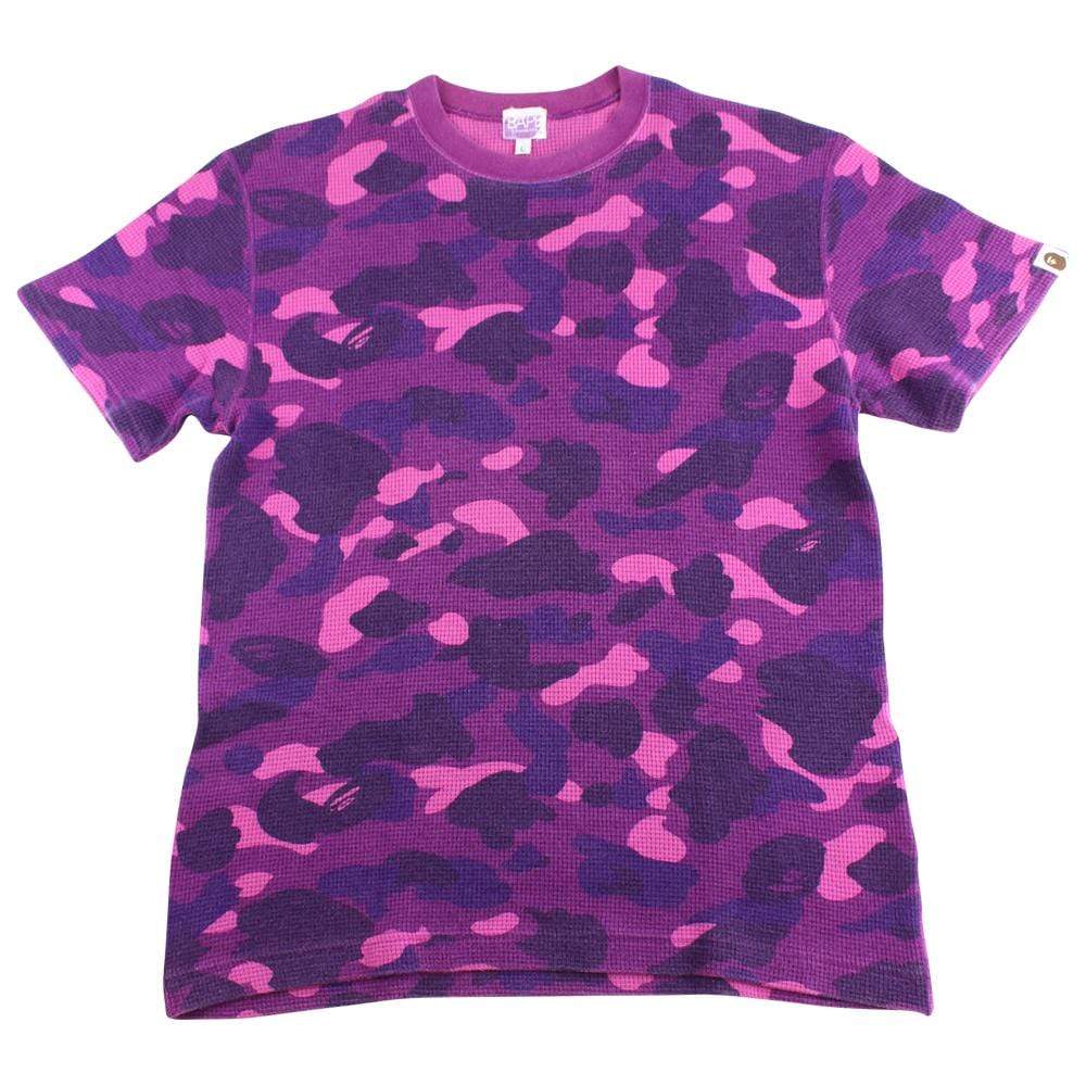 bape purple camo waffle tee - SaruGeneral