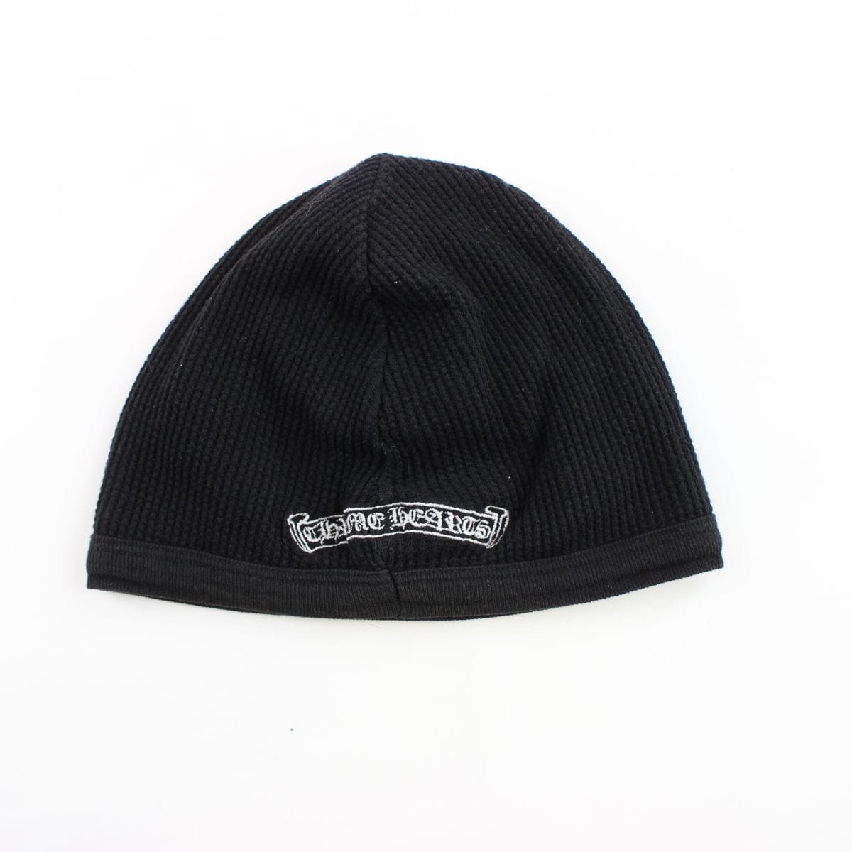 chrome hearts white cross waffle beanie black - SaruGeneral