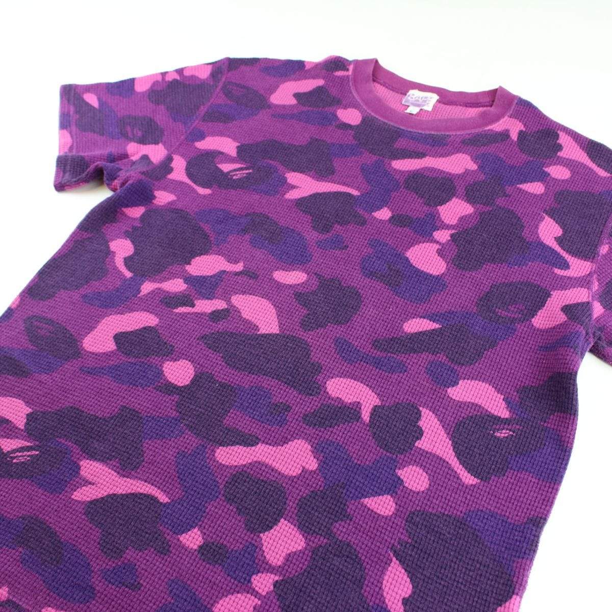 bape purple camo waffle tee - SaruGeneral