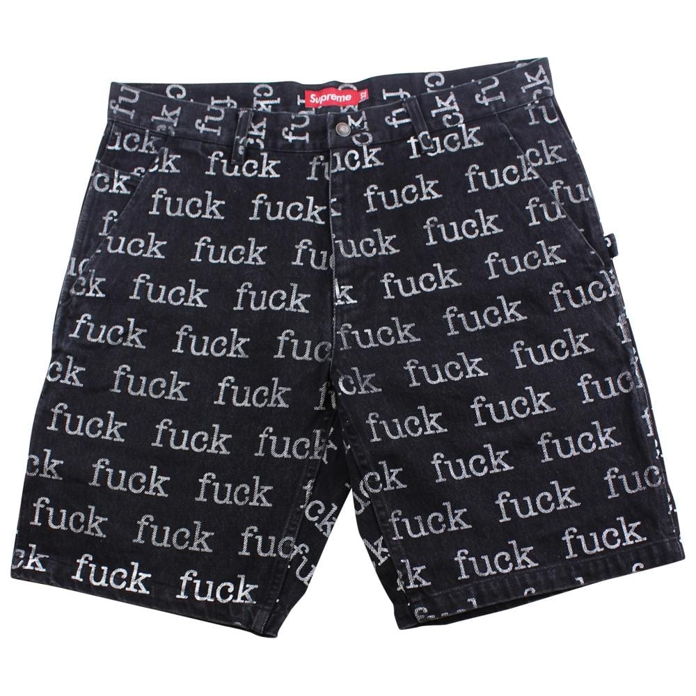 supreme fuck denim shorts 2013 - SaruGeneral