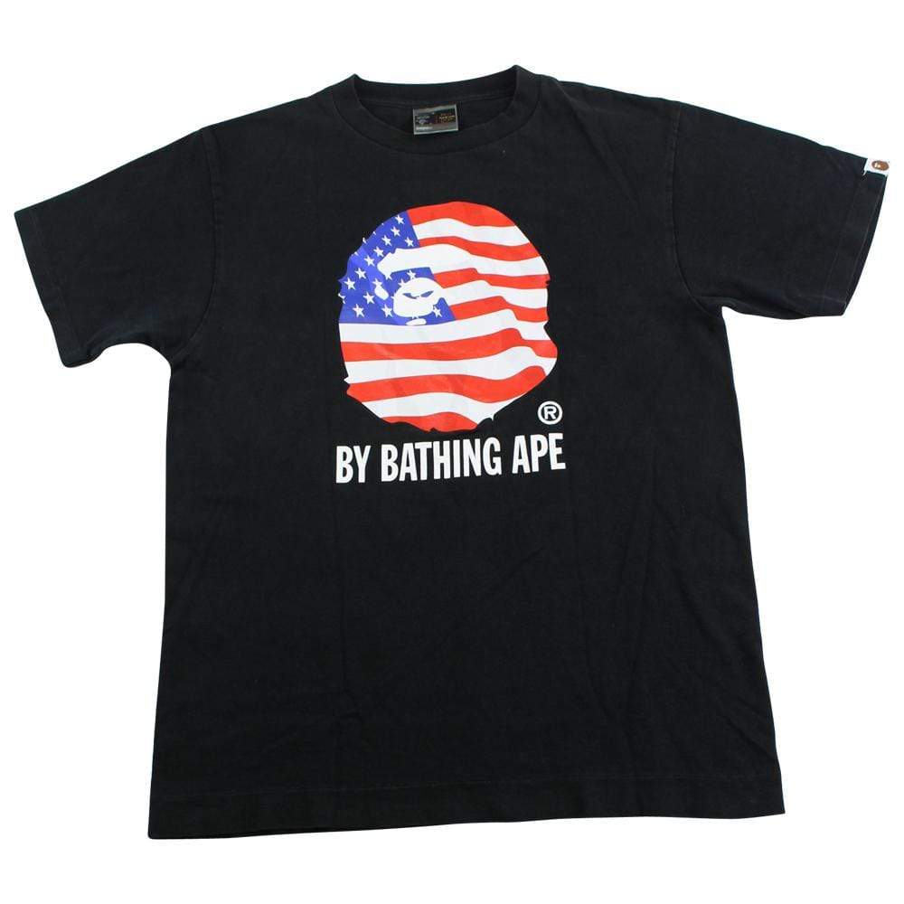 bape usa big ape logo tee black - SaruGeneral