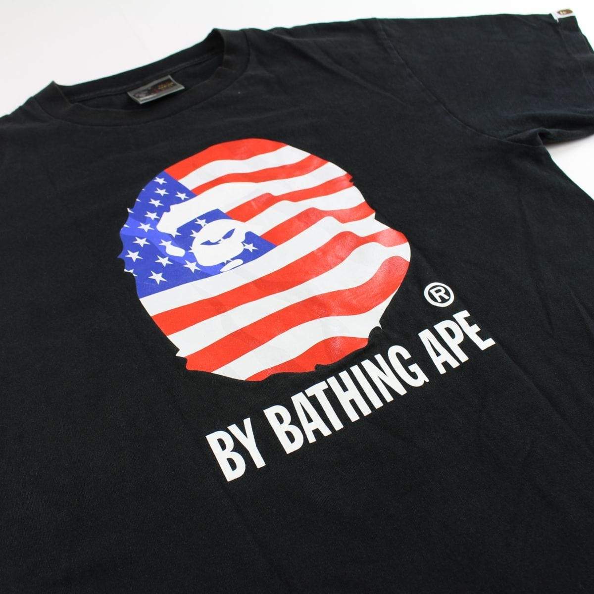 bape usa big ape logo tee black - SaruGeneral