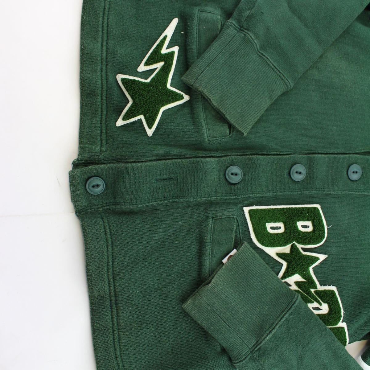 bape bapesta cardigan green - SaruGeneral