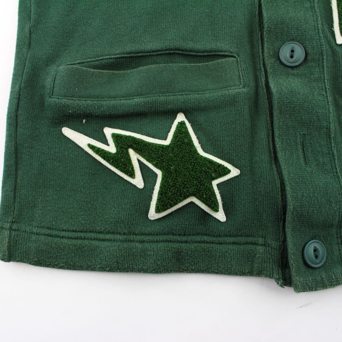 bape bapesta cardigan green - SaruGeneral