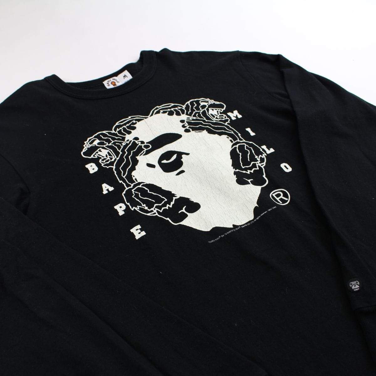 Bape Gorrillas Logo LS Black - SaruGeneral