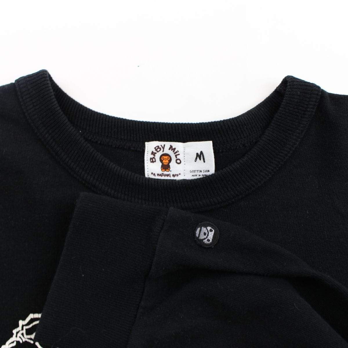 Bape Gorrillas Logo LS Black - SaruGeneral