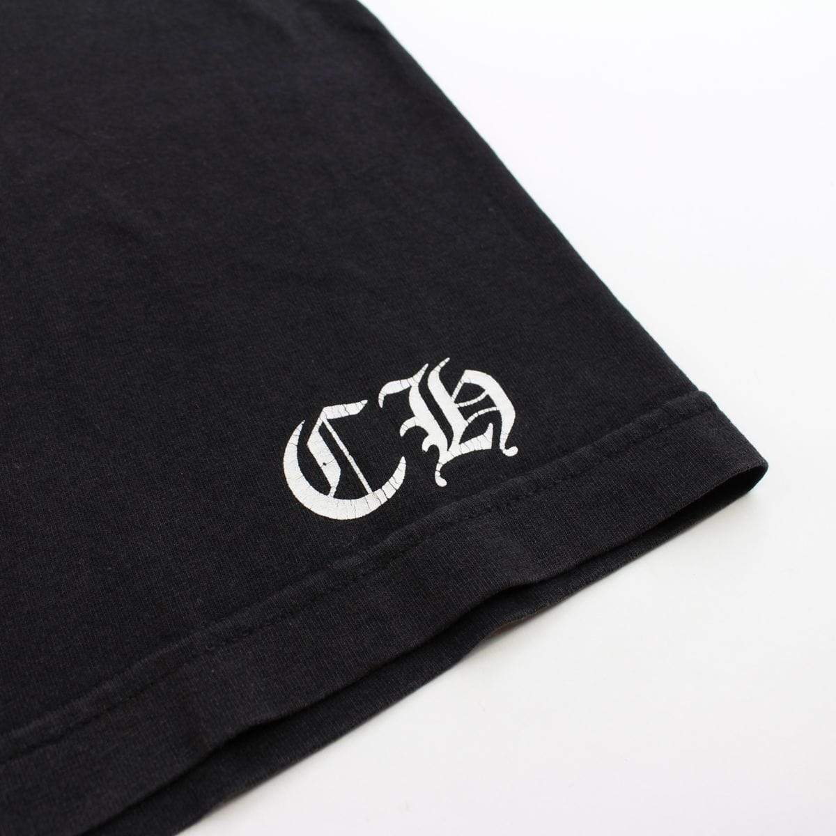 chrome hearts Crest Side logo pocket tee black - SaruGeneral
