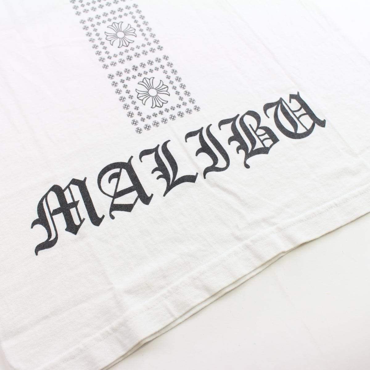chrome hearts Malibu square cross tee white - SaruGeneral