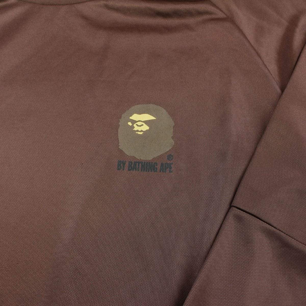Bape Angry Face Big Ape Logo Football Jersey Brown - SaruGeneral