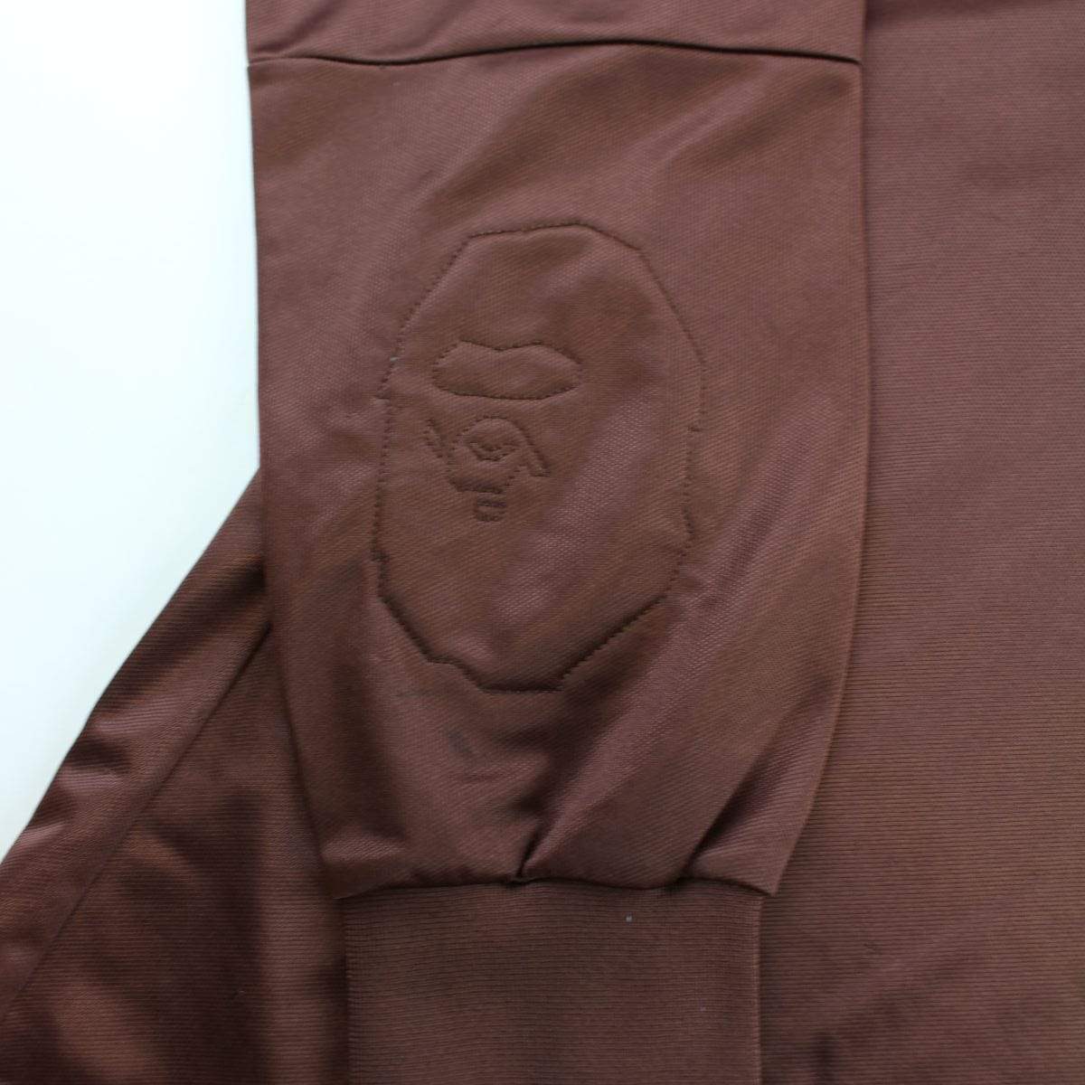 Bape Angry Face Big Ape Logo Football Jersey Brown - SaruGeneral