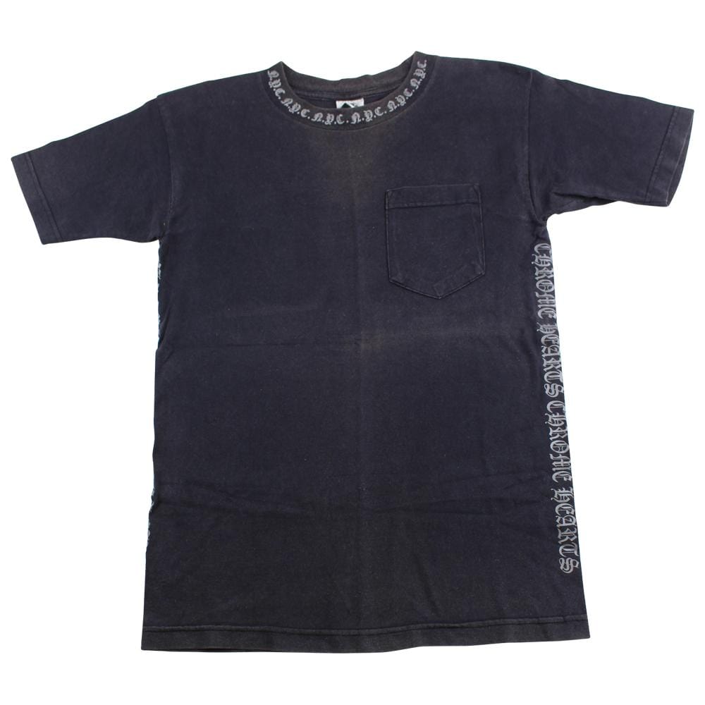 chrome hearts neck print tee black - SaruGeneral