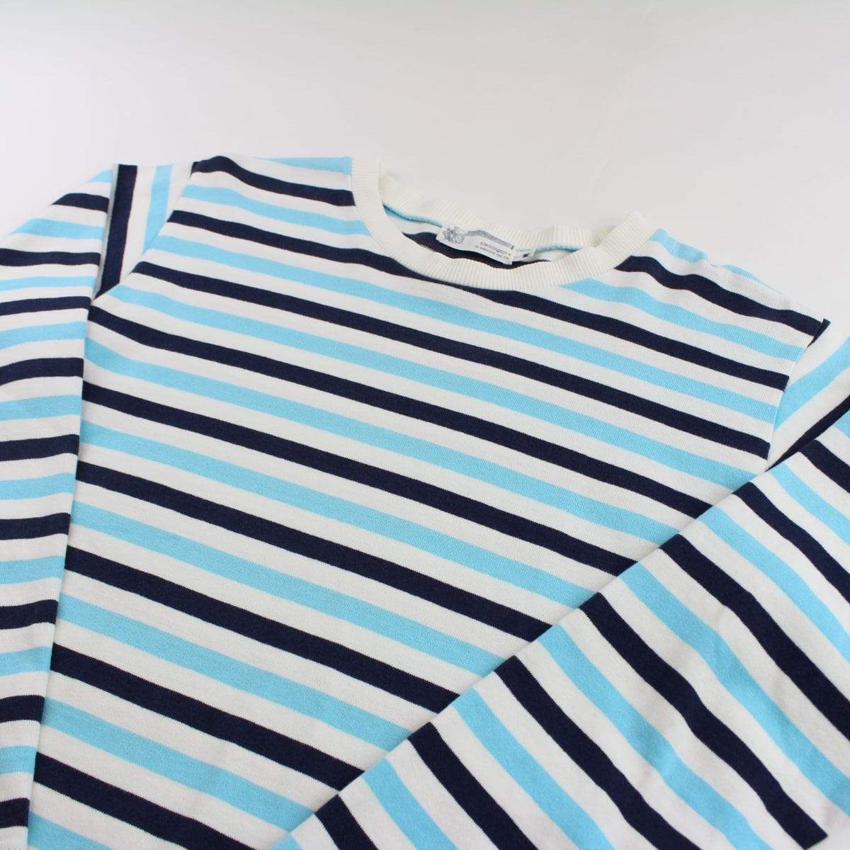 Bape Blue Striped LS - SaruGeneral
