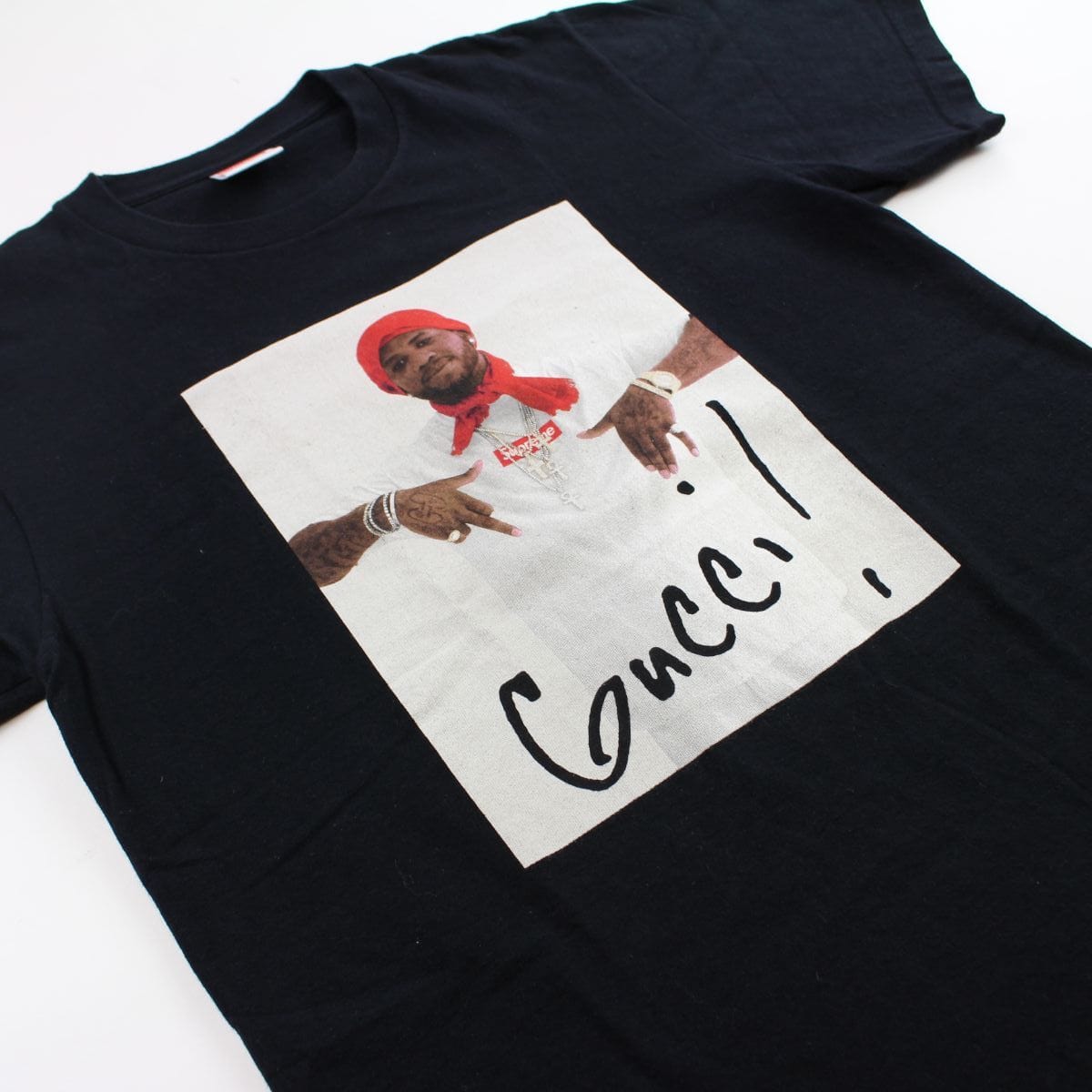 supreme Gucci mane tee black 2016 - SaruGeneral