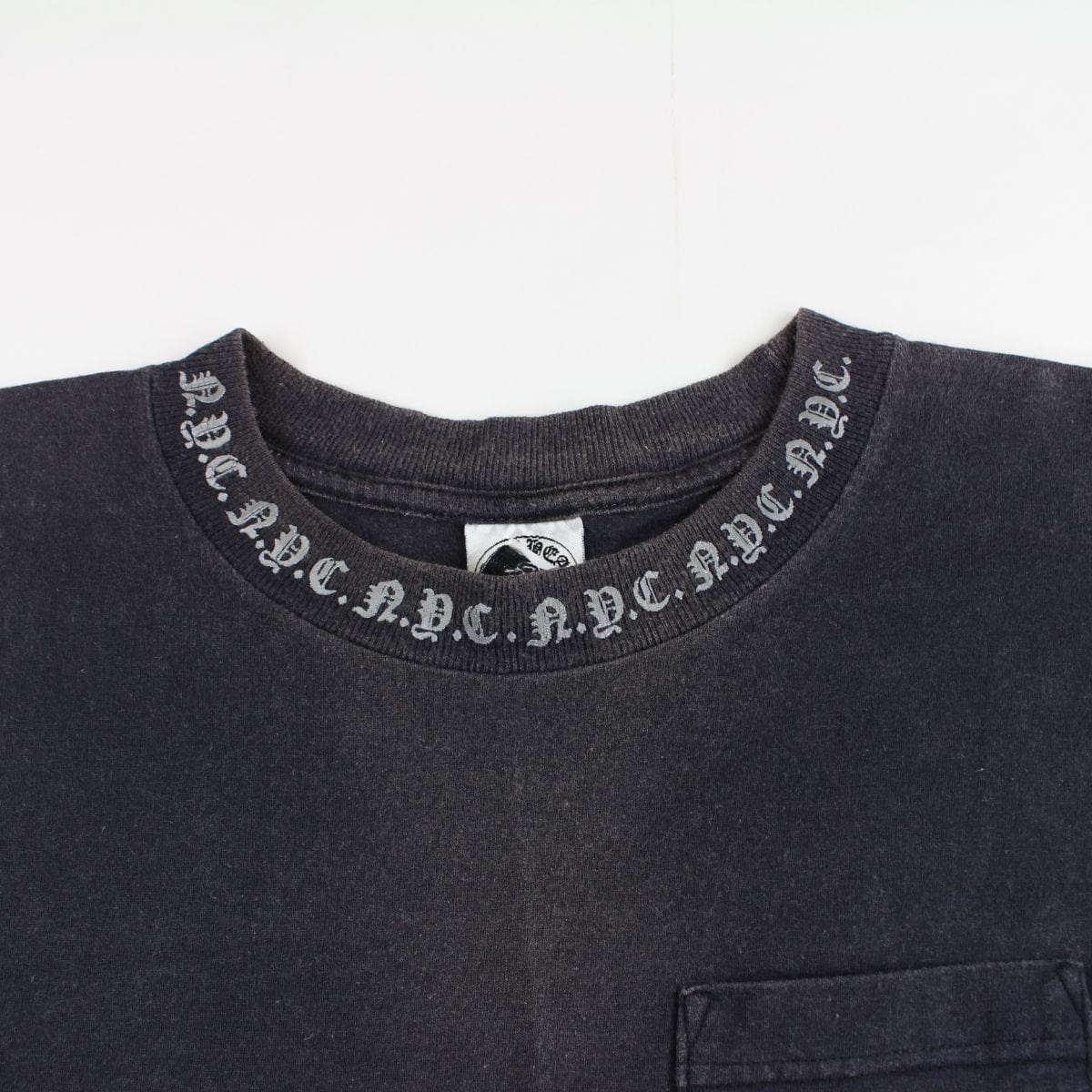 chrome hearts neck print tee black - SaruGeneral