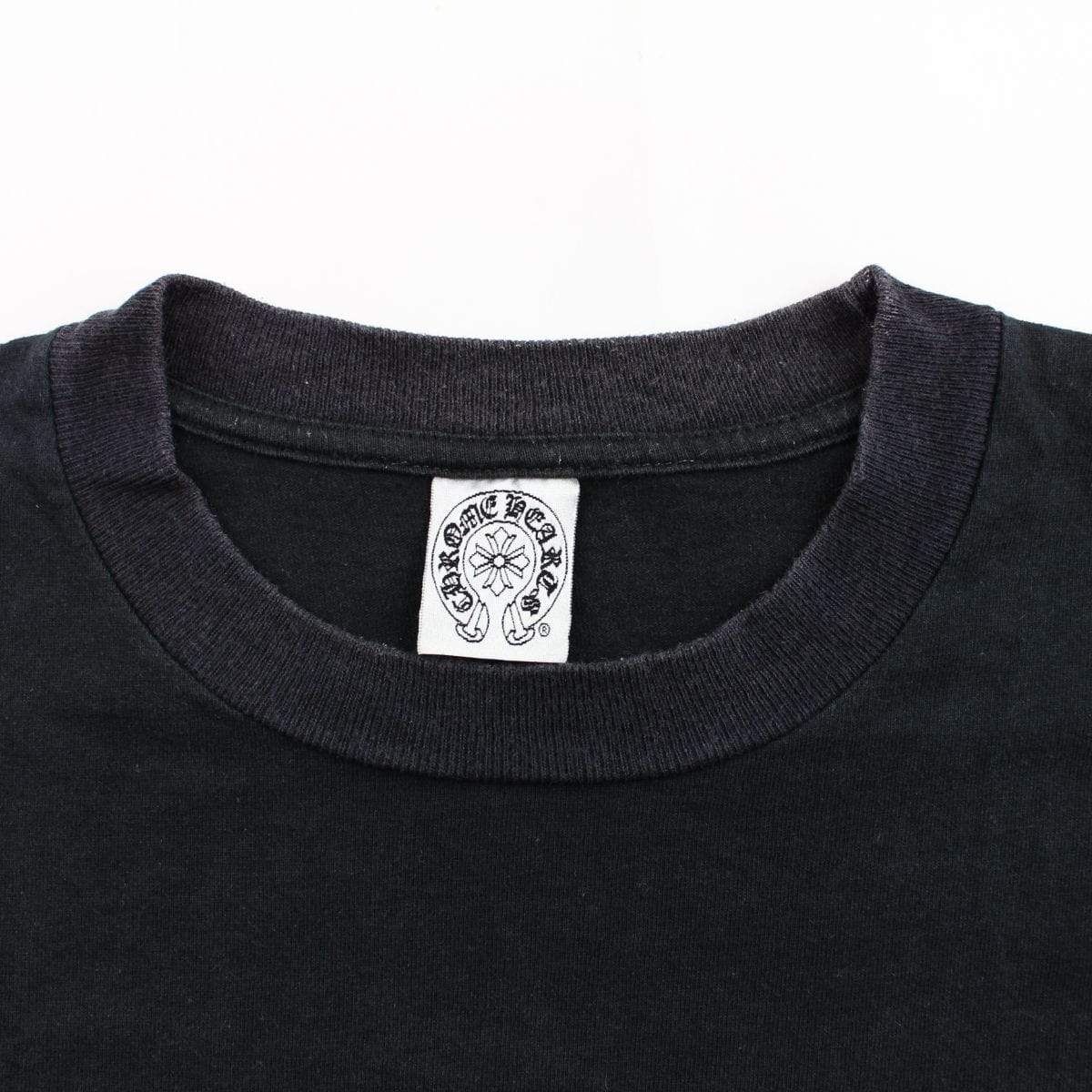 chrome hearts side logo tee black - SaruGeneral