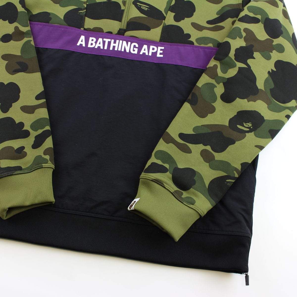 Bape 1st Green Camo Pullover Anorak - SaruGeneral
