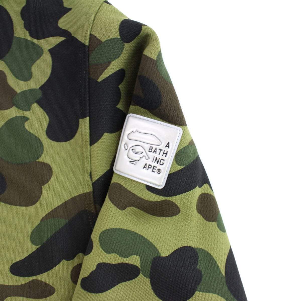 Bape 1st Green Camo Pullover Anorak - SaruGeneral
