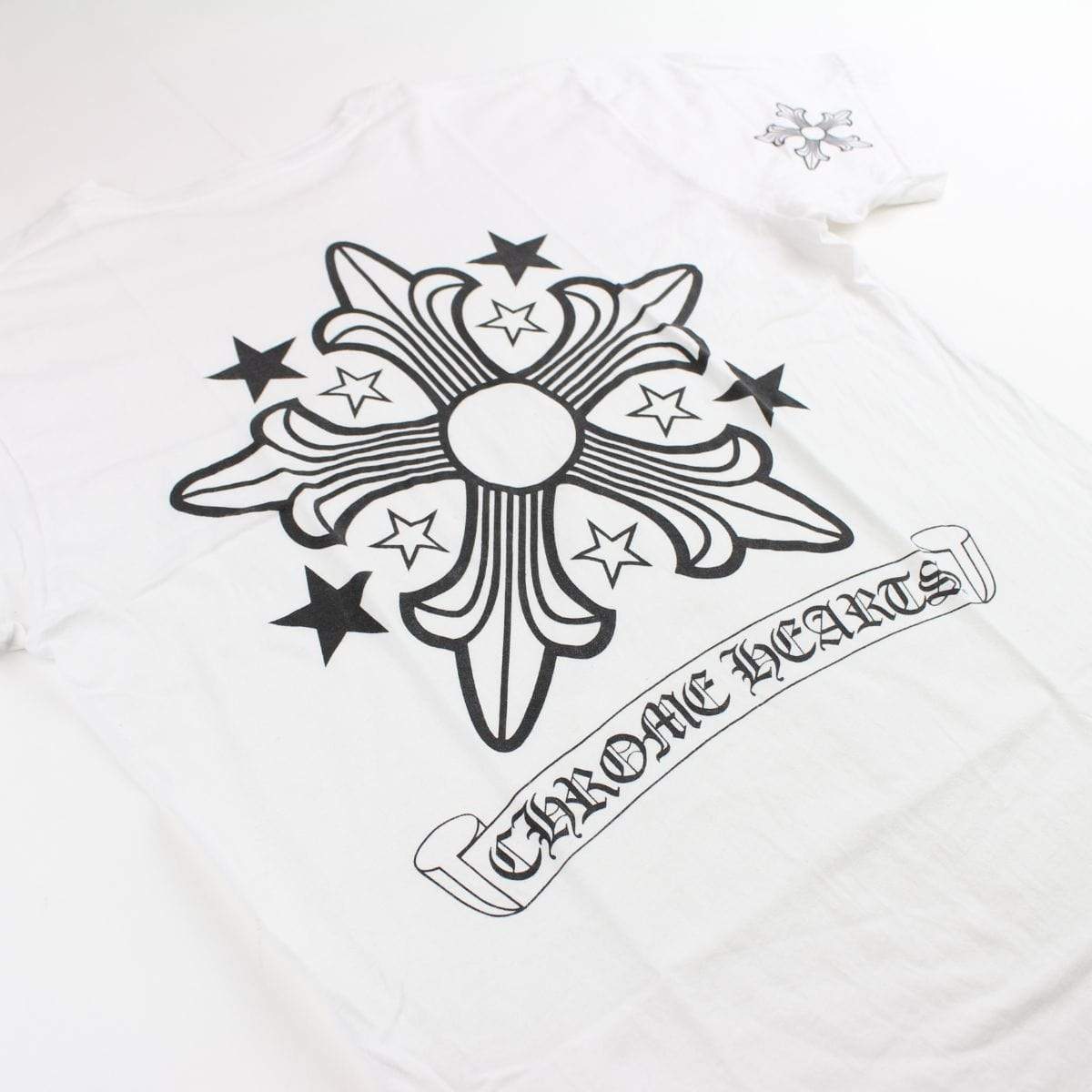 chrome hearts star backprint tee white - SaruGeneral