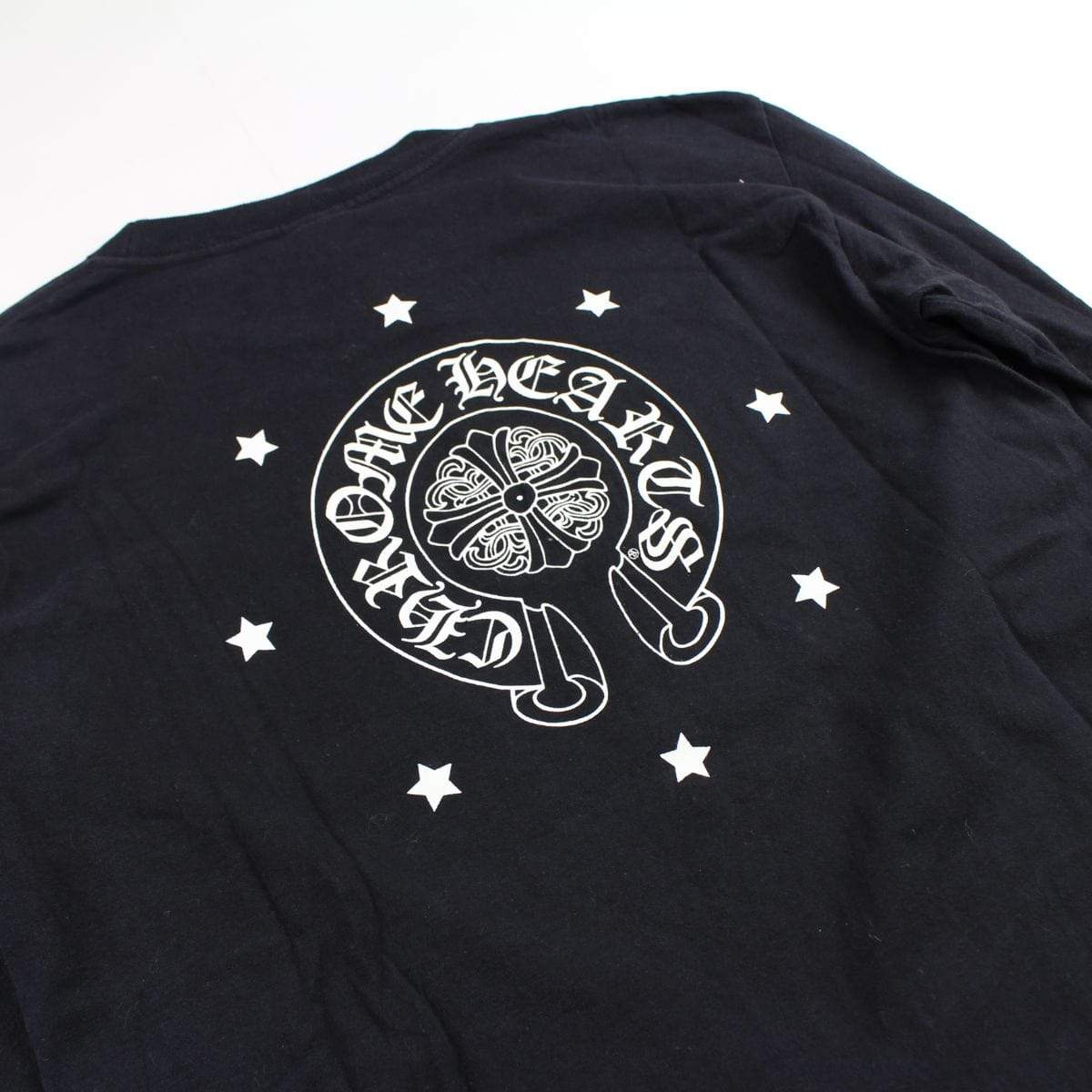 chrome hearts black horseshoe & stars ls black - SaruGeneral