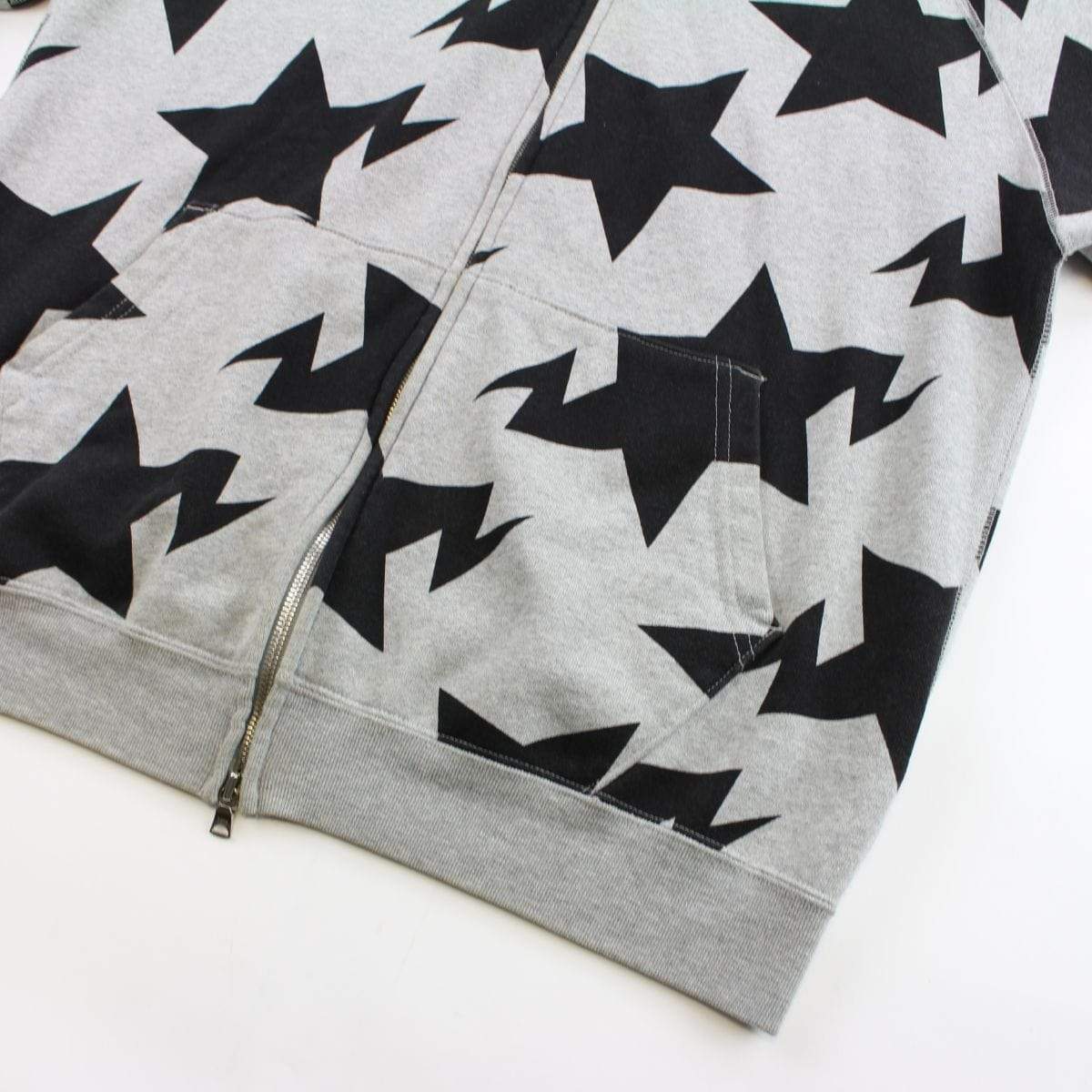 Bape Bapesta Allover Hoodie Grey - SaruGeneral