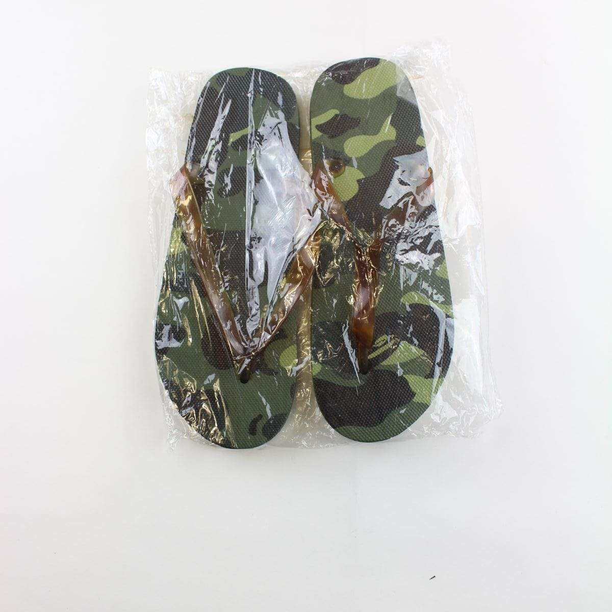Bape Green Camo Flip Flops - SaruGeneral