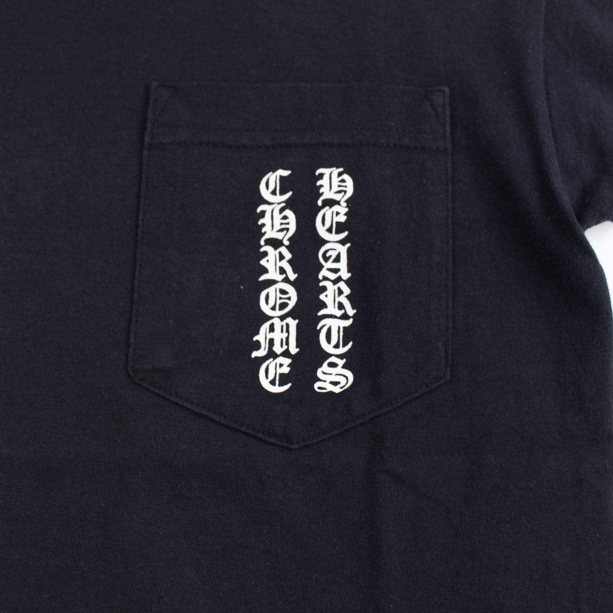 chrome hearts Ribbon backprint tee black - SaruGeneral