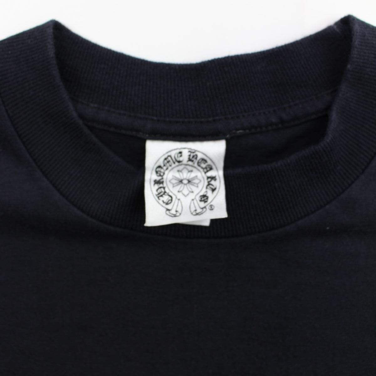 chrome hearts Ribbon backprint tee black - SaruGeneral